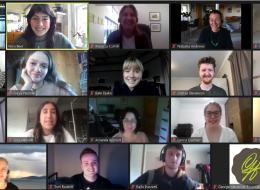 Zoom screenshot showing 20 UTAS students